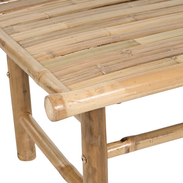 BELIANI - Table basse de jardin TODI Bambou Marron - large