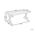 BELIANI - Table de salle à manger de jardin CALABRITTO 90 cm 180 cm Acacia Marron - vignette