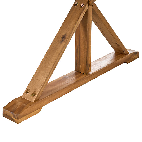 BELIANI - Table de salle à manger de jardin CALABRITTO 90 cm 180 cm Acacia Marron - large