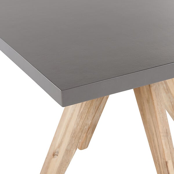 BELIANI - Table de salle à manger de jardin OLBIA 90 cm 90 cm Béton Gris - large