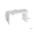 BELIANI - Table de salle à manger de jardin BELLANO 70 cm 120 cm Acacia Marron - vignette