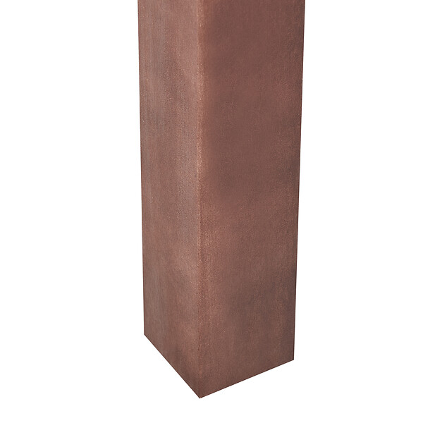 BELIANI - Table de salle à manger de jardin TUSCANIA 180 cm 100 cm Bois d\'eucalyptus Marron foncé - large