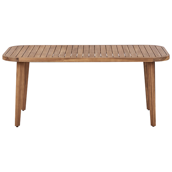 BELIANI - Table de salle à manger de jardin PARAGGI 180 cm 90 cm Bois d\'acacia certifié Marron - large