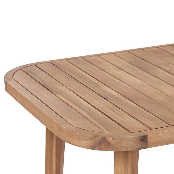 BELIANI - Table de salle à manger de jardin PARAGGI 180 cm 90 cm Bois d\'acacia certifié Marron - large