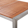 BELIANI - Table de salle à manger de jardin GROSSETO 180 cm 90 cm Bois d\'eucalyptus Marron - vignette