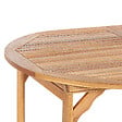 BELIANI - Table de salle à manger de jardin extensible MAUI 160/220 cm 100 cm Acacia Marron clair - vignette
