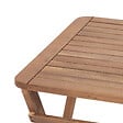 BELIANI - Table d\'appoint pour le jardin PARAGGI Bois d\'acacia certifié Marron Pliant - vignette