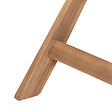 BELIANI - Table d\'appoint pour le jardin PARAGGI Bois d\'acacia certifié Marron Pliant - vignette