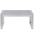 BELIANI - Table basse de jardin SALERNO Métal Gris clair - vignette