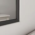 AICA SANITAIRE - Verrière Atelier en 4 vitrage fixe en cadre noir H.108cm x L.123cm verrière fixe kit de verrière et vitrage - vignette