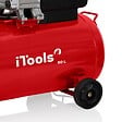 ITOOLS - Compresseur d'air 50L à huile 8 bar - Compresseur électrique 1.5 kW Peinture, Gonflage, Outils pneumatiques, Garager ITOOLS - vignette