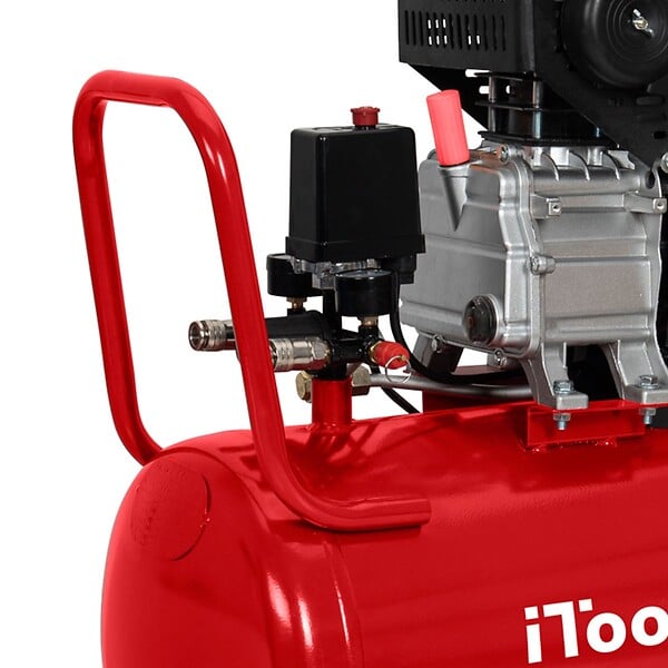 ITOOLS - Compresseur d'air 50L à huile 8 bar - Compresseur électrique 1.5 kW Peinture, Gonflage, Outils pneumatiques, Garager ITOOLS - large
