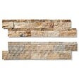 RO'MA NATURE - Pierre de parement Travertin Scabos 60x15 cm Brut (lot de 0,99 m² soit 11 plaques) - vignette