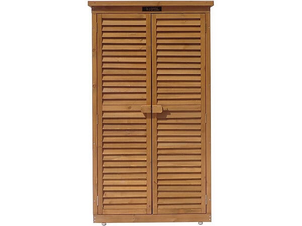 HABITAT ET JARDIN - Armoire de jardin "Space" - 87 x 46.5 x 160 cm - Marron - large