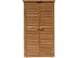 HABITAT ET JARDIN - Armoire de jardin "Space" - 87 x 46.5 x 160 cm - Marron - vignette