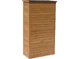 HABITAT ET JARDIN - Armoire de jardin "Space" - 87 x 46.5 x 160 cm - Marron - vignette