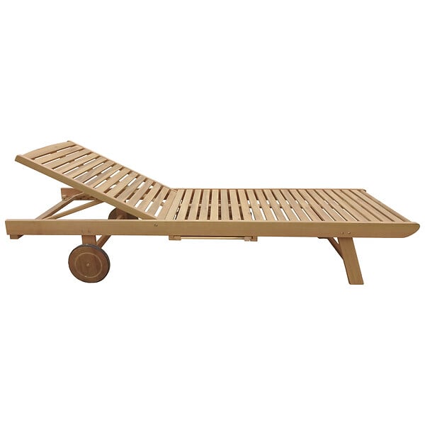 HAPPY GARDEN - Bain de soleil pliant en acacia KANAWA - large