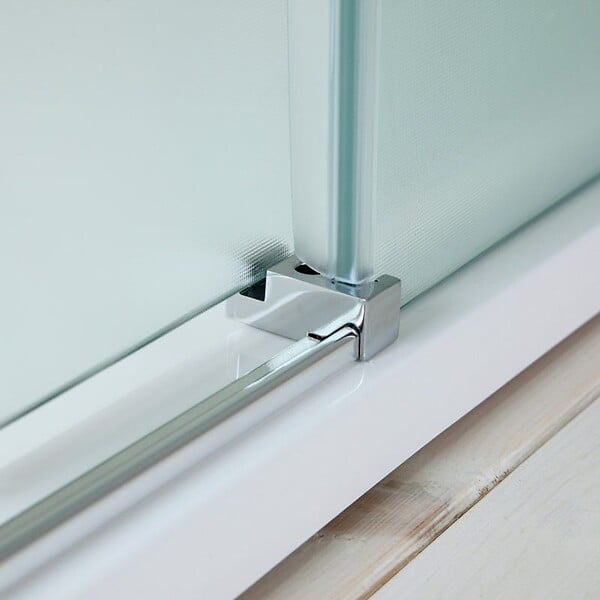 KIAMAMI VALENTINA - Porte De Douche En Niche 120 Cm Paroi Fixe À Droite En Verre Satiné | Dream - large