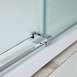 KIAMAMI VALENTINA - Porte De Douche En Niche 120 Cm Paroi Fixe À Droite En Verre Satiné | Dream - vignette