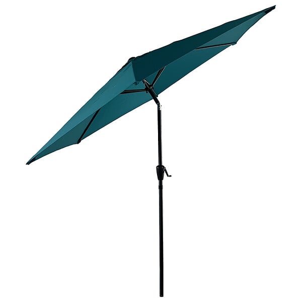 HAPPY GARDEN - Parasol droit HAPUNA rond 2,70m de diamètre bleu - large