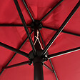 HAPPY GARDEN - Parasol droit HAPUNA rond 2,70m de diamètre rouge - vignette