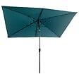 HAPPY GARDEN - Parasol droit HAPUNA rectangulaire 2x3m bleu - vignette