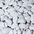 RO'MA NATURE - Galet Marbre Blanc Carrare 60-100 mm - Sac 20 kg (0,2 m²) - vignette