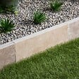 RO'MA NATURE - Bordure de jardin Travertin Beige Mix 50x20x5 cm (lot de 10 bordures soit 5 mètres) - vignette