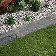 RO'MA NATURE - Bordure de jardin Schiste 150x3-7x3-7 cm (lot de 10 bordures soit 15 mètres) - vignette