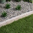 RO'MA NATURE - Bordure de jardin Travertin Beige Mix 50x7x5 cm (lot de 10 bordures soit 5 mètres) - vignette
