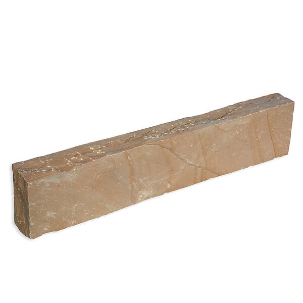 RO'MA NATURE - Bordure de jardin Grès Kandla Ocre 100x20x8 cm (lot de 10 bordures soit 10 mètres) - large