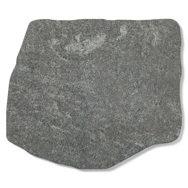 RO'MA NATURE - Pas japonais Irrégulier Grès cérame effet Pierre Grise 42x36x2 cm (lot de 15) - large