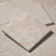 RO'MA NATURE - Pavé Pierre d'Egypte Beige 20x20x2 cm (vendu au m² - 25 pavés/m²) - vignette
