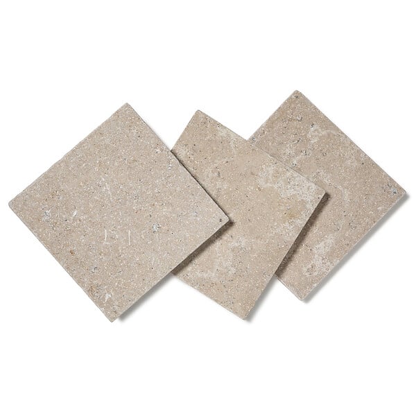 RO'MA NATURE - Pavé Pierre d'Egypte Beige 20x20x2 cm (vendu au m² - 25 pavés/m²) - large