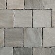 RO'MA NATURE - Pavé Grès Kandla Gris 14x14x3-5 cm (vendu au m² - 42 pavés/m²) - vignette