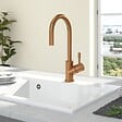 VILLEROY ET BOCH - Robinet cuisine  Umbrella flex bronze + nettoyant - vignette