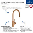 VILLEROY ET BOCH - Robinet cuisine  Umbrella flex bronze + nettoyant - vignette