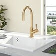 VILLEROY ET BOCH - Robinet cuisine  Umbrella flex or mat + nettoyant - vignette