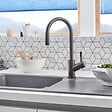 VILLEROY ET BOCH - Robinet cuisine  Umbrella flex anthracite + nettoyant - vignette