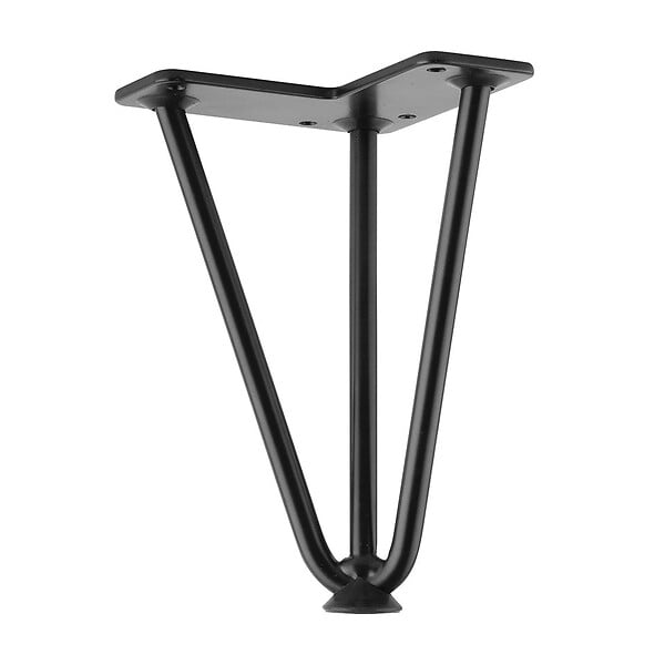 CENTRALE BRICO - Pied de meuble FS004 175mm noir mat - large