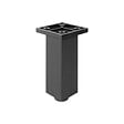 CENTRALE BRICO - Pied de meuble FP003 80 mm réglable noir mat - vignette