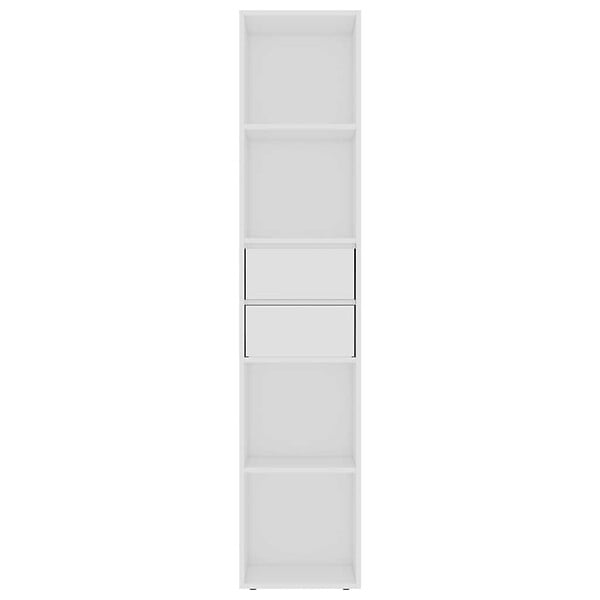 VIDAXL - vidaXL Bibliothèque Blanc 36x30x171 cm Bois d'ingénierie - large