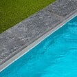 RO'MA NATURE - Margelle de piscine Pierre d'Adana Gris Bleu 61x33x5 cm Bord Droit (à l'unité) - vignette