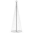 VIDAXL - vidaXL Arbre de Noël cône 310 LED Blanc chaud 100x300 cm - vignette