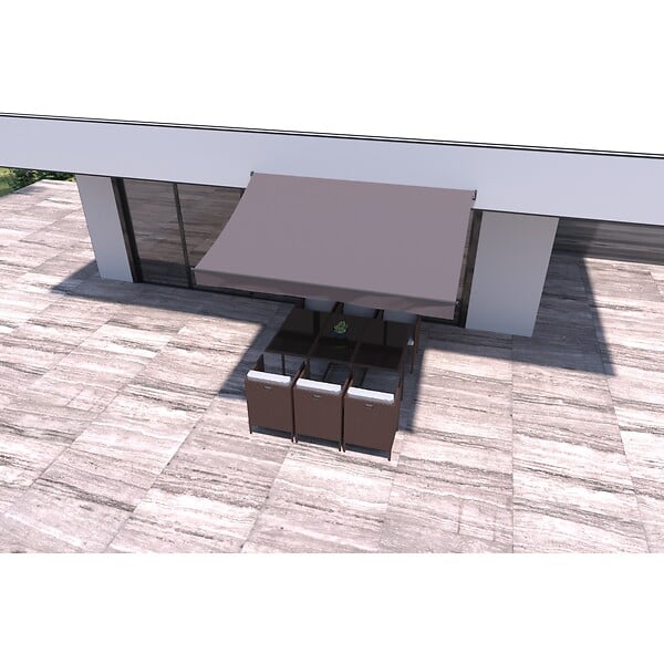 CONCEPT USINE - Store banne 3 x 2 m taupe ADRO - large
