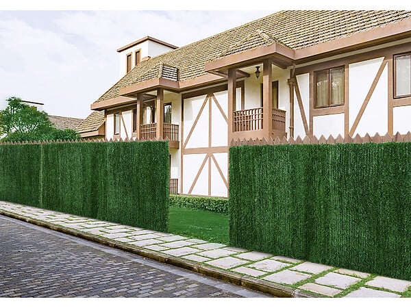 HABITAT ET JARDIN - Lot de 4 Haies artificielles - 150 x 300 cm - large