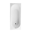 VILLEROY ET BOCH - Baignoire droite O.novo 170 x 75 cm Blanc + Pare Bain gauche AURYS Raywall noir mat - vignette