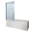 DURAVIT - Baignoire droite 160 X 70 D-Code + Pare bain AURYS Raywall noir mat gauche - vignette