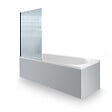 DURAVIT - Baignoire droite 160 X 70 D-Neo + Pare bain AURYS Raywall noir mat version gauche - vignette