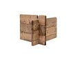 ALTANKA - Abri de jardin en bois - 9m2 - 3x3m - Traité - Ep. 28mm - Couleur: marron - DOM676 - vignette